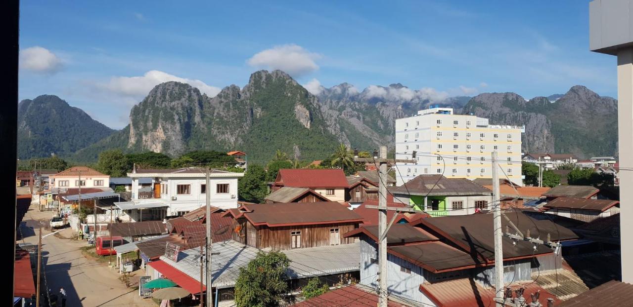 Vang Vieng Galaxy Hotel Bagian luar foto